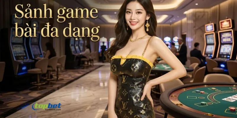 Sảnh trò chơi đa dạng tại nhà cái TopBet